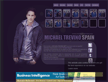 Tablet Screenshot of michael-trevino.net